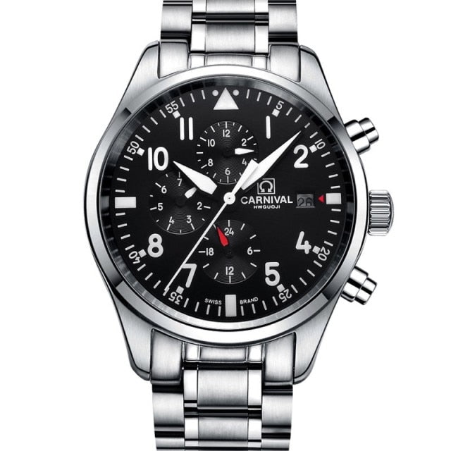 100m waterproof Dive watches men Luxury brand CARNIVAL Automatic