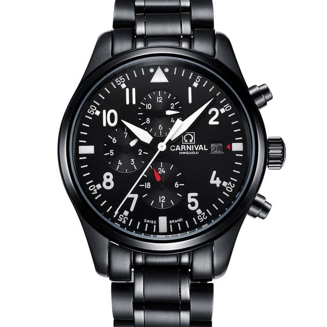 100m waterproof Dive watches men Luxury brand CARNIVAL Automatic